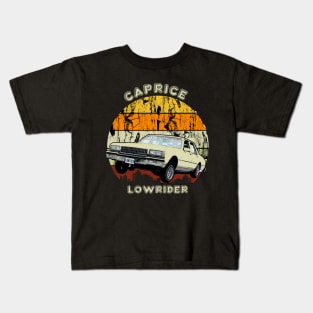 Caprice LOWRIDER Retro SunSet distressed City Kids T-Shirt